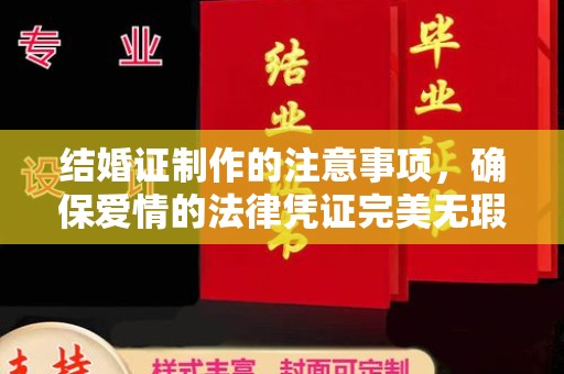 临朐结婚证制作的注意事项，确保爱情的法律凭证完美无瑕