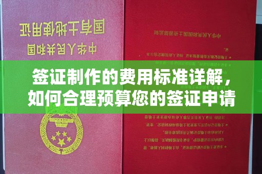 北京签证制作的费用标准详解，如何合理预算您的签证申请成本